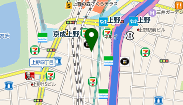 元気寿司魚べい上野店の地図画像