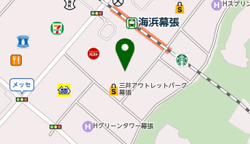 セルレ三井アウトレットパーク幕張店の地図画像
