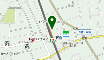 やまか五香店の地図画像