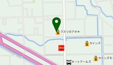 クスリのアオキ持田薬局の地図画像