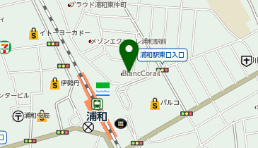 メンズサロンポート(PORT)浦和の地図画像