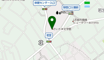 プリマカフェ桶川店の地図画像