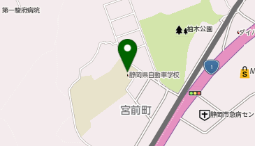 静岡自動車学園本部の地図画像