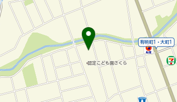 恵庭市 大町会館の地図画像