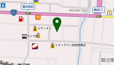 インドカレーツルシイオンタウン鵜沼店の地図画像