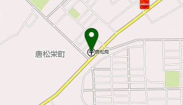 三笠警察庁舎 唐松駐在所の地図画像