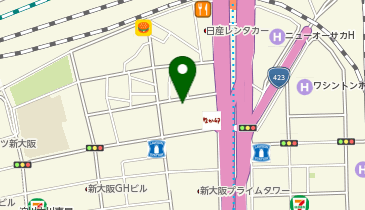 ケア21薬局新大阪店の地図画像