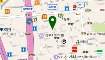 キミにスパイス別誂エの地図画像