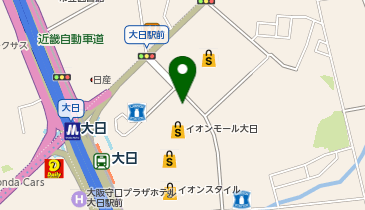 スタジオアリスイオンモール大日店の地図画像