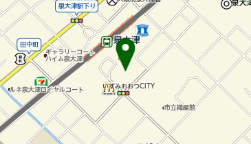 保険クリニックアルザタウン泉大津店の地図画像