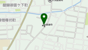 腹帯地蔵の地図画像