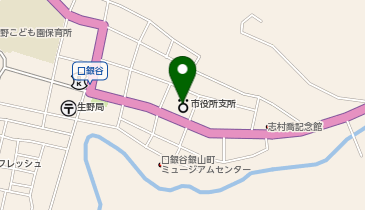 朝来市役所 生野支所地域振興課の地図画像