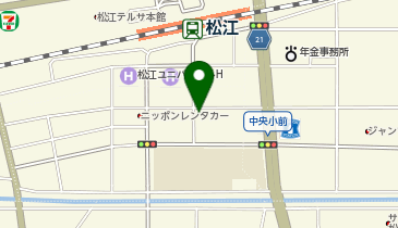 小料理ふる川の地図画像
