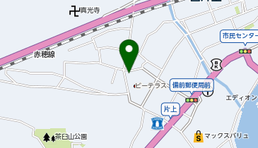 備前市立 片上公民館の地図画像