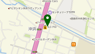 ROSE・LUNAの地図画像