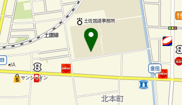 高知市役所 こども未来部関係 放課後児童クラブ 江陽小学校第二放課後児の地図画像