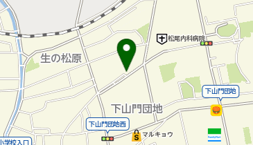 いきまつバーガーの地図画像