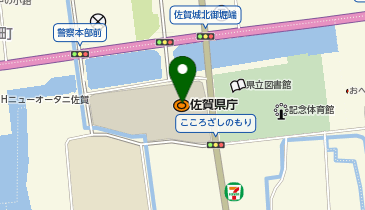 佐賀県庁健康福祉部長寿社会課高齢者福祉担当の地図画像