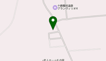 幕別町役場老人福祉センターの地図画像