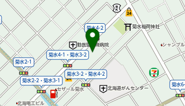 こどもサポート教室クラ・ゼミ札幌菊水校の地図画像