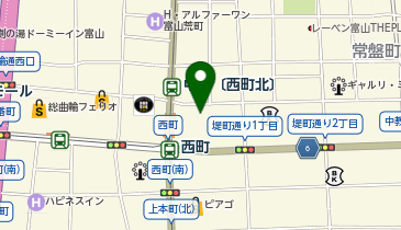 北日本宝飾富山中央通り本店の地図画像