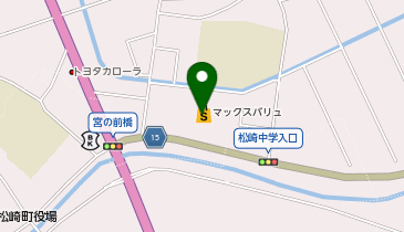 有限会社賀茂クリーニング松崎店の地図画像