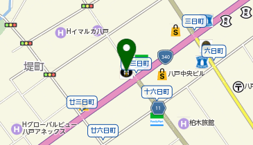 ピラティススタジオピースの地図画像