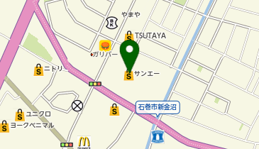 Pint-UPサンエー石巻あけぼの店の地図画像