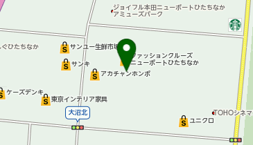 ビジュソフィアひたちなかファッションクルーズ店の地図画像