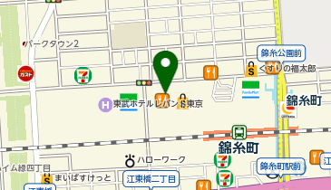 バケット東京都アルカキット錦糸町店の地図画像