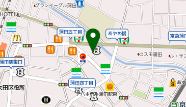 アカリエA-smile蒲田の地図画像