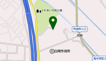 白岡市役所 教育相談室の地図画像