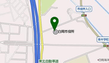 白岡市役所 障害者デイサービスセンターの地図画像