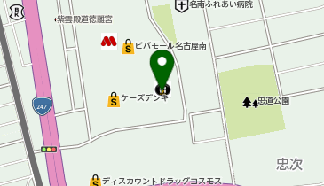 ピザハットビバモール名古屋南店の地図画像