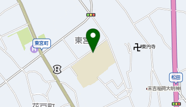 中津川市東学童保育所の地図画像