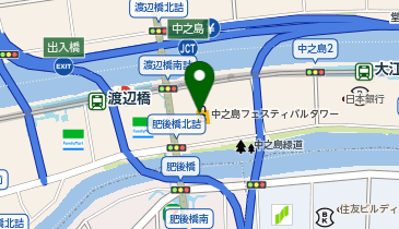 100円ショップセリア中之島フェスティバルプラザ店の地図画像