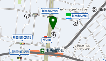 Bonheur川西店の地図画像