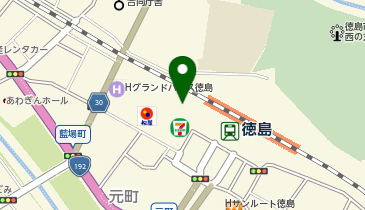 徳島公共職業安定所 徳島新卒応援ハローワークの地図画像