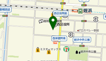 福岡市立急患診療所 西診療所の地図画像