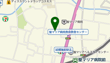 タケシタ調剤薬局聖マリア病院前店の地図画像