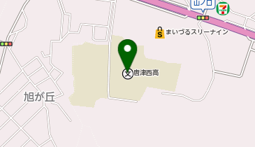 佐賀県立唐津西高等学校まつら同窓会の地図画像