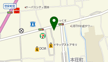 100円ショップセリア熊本琴平店の地図画像