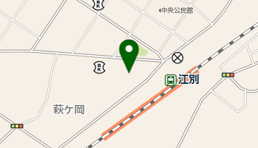 江別市役所水道部水道整備課給排水担当の地図画像