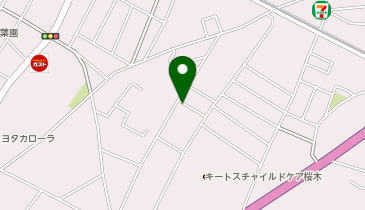 味よし都賀店の地図画像