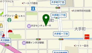 GODOモバイル大分府内店の地図画像
