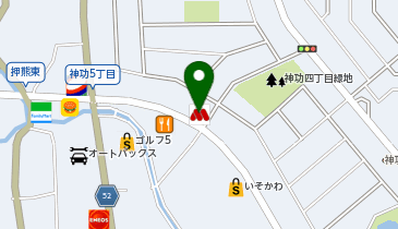 モスバーガー 平城ニュータウン店の地図画像