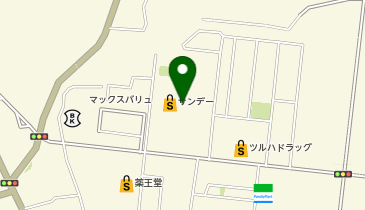 ブルースカイランドリーサンデー弘前石渡店の地図画像