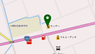 ブルースカイランドリーサンデー柏店の地図画像