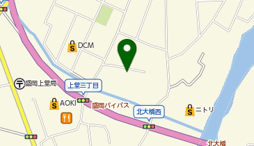 コメリPRO盛岡上堂店の地図画像