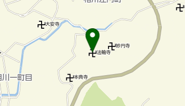 法輪寺の地図画像